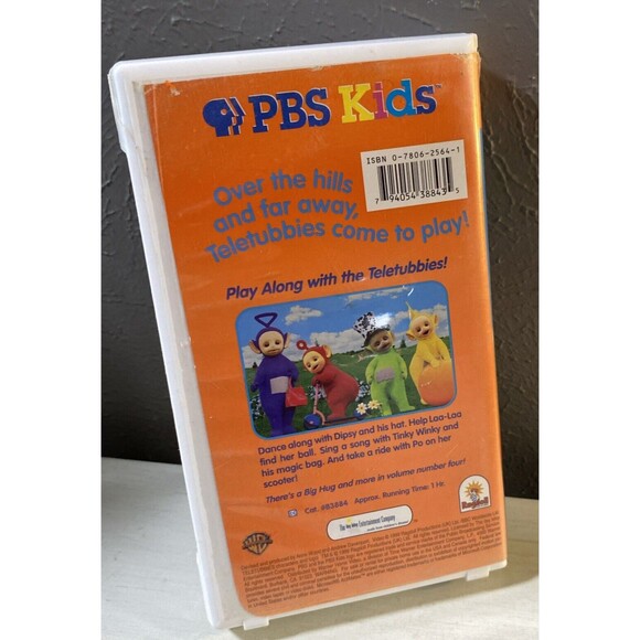 Teletubbies Favorite Things VHS Tape 1999 Volume 4 PBS Kids Clamshell Kids Show - Picture 2 of 3